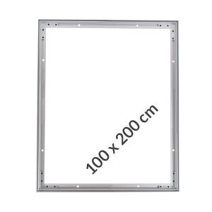 Aluminium Spannrahmen für Wandmontage 100cmx200cm mit 20mm Profil