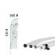 Werbefahnen Mast Aluminium Curved 2,61m - AxOx